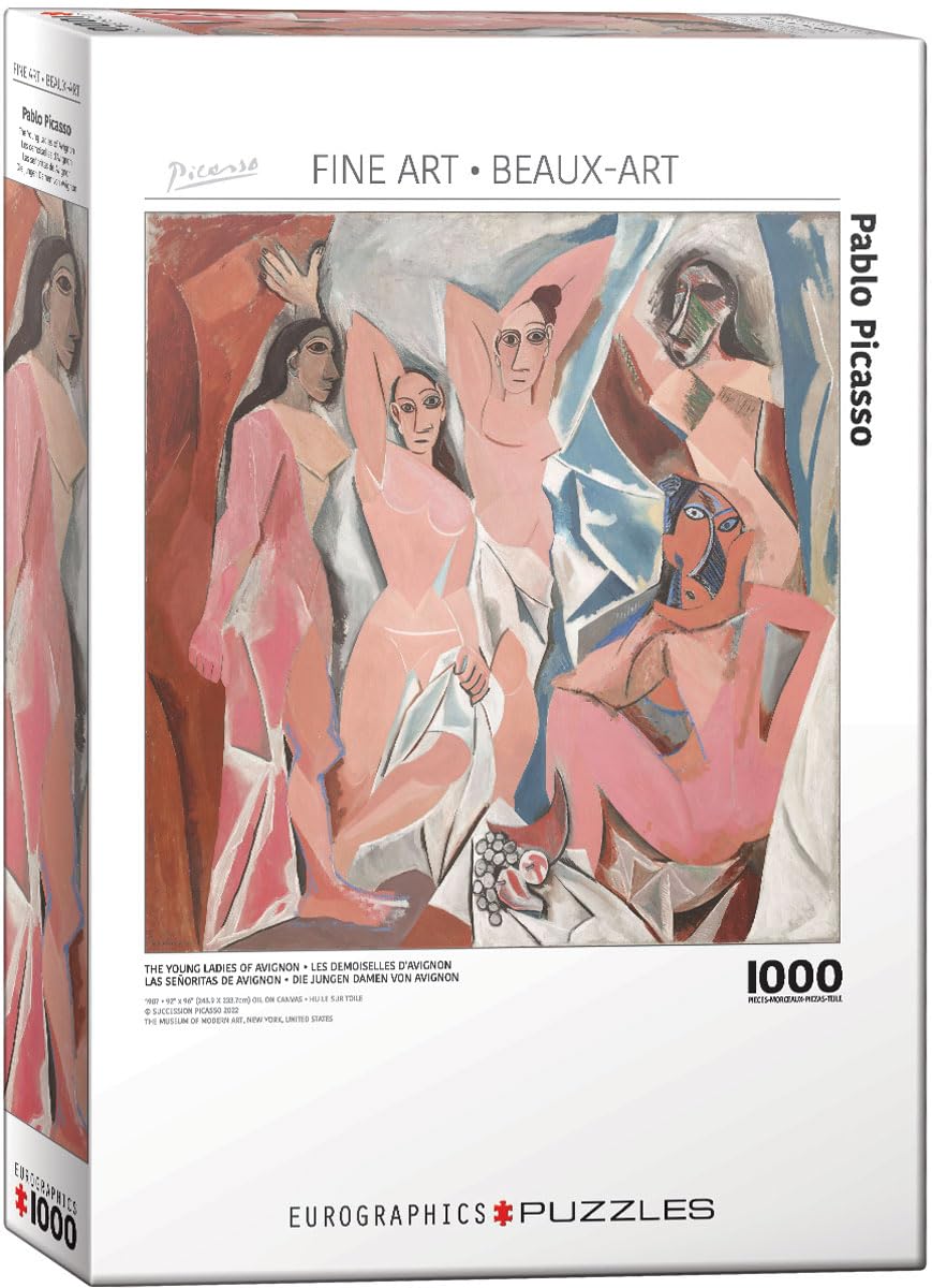 パブロ・ピカソ、Les Demoiselles d'Avignon Quadro Picasso Les Demoiselles D'avigon - STICKDECOR - Realize